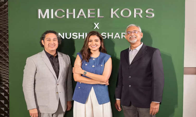 Anushka Sharma spotted today in Mumbai for the Michael Kors event wearing the all-new Michael Kors x watch