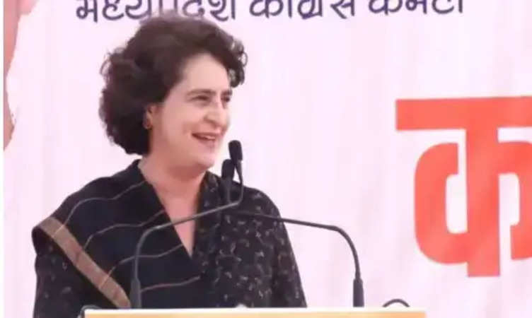 Priyanka Gandhi In MP: धार में बोलीं प्रियंका गांधी- अडानी सरकार के साथ मिलकर एक दिन में कमा रहे 1600 करोड़, किसान 27 रुपए