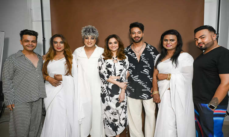 Renowned Designer Rohit Verma gives a glimpse of his new collection 'Indradhanush' with Ankita Lokhande and Vikas Jain