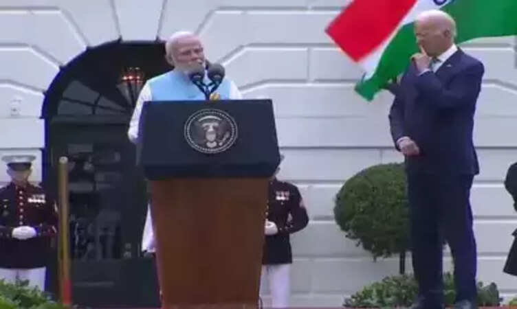 PM मोदी ने&nbsp;कहा, मैं तीन दशक पहले अमेरिका आया था, पर पहली बार नजदीक से देखा व्हाइट हाउस