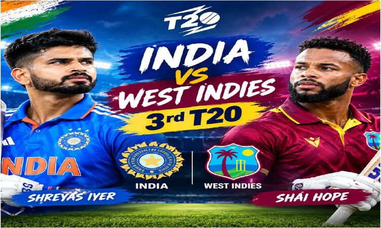 IND vs WI 3rd T20I: टीम इंडिया को लगा&nbsp;पहला झटका, संजू सैमसन 3 रन बनाके हुए आउट