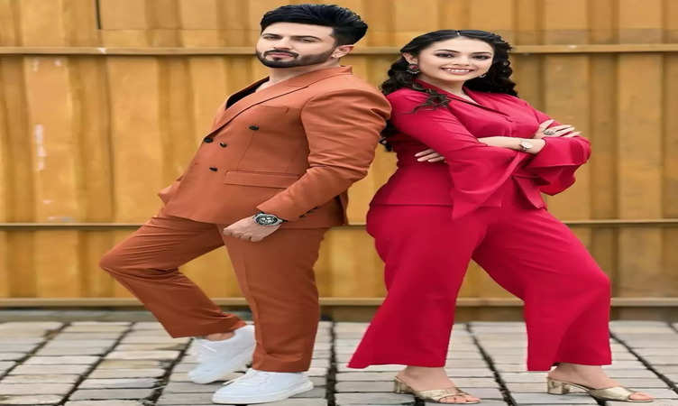 Dheeraj Dhoopar and Seerat Kapoor Dazzle in Stylish Attire on the Set of 'Rabb Se Hai Dua'