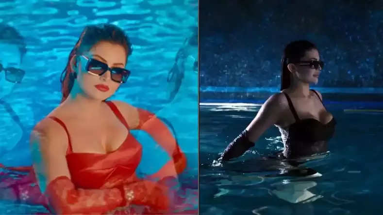 Bollywood beauty Urvashi Rautela Serves Major Kylie Jenner Vibes In A Red Hot Sizzling Bold Swimsuit
