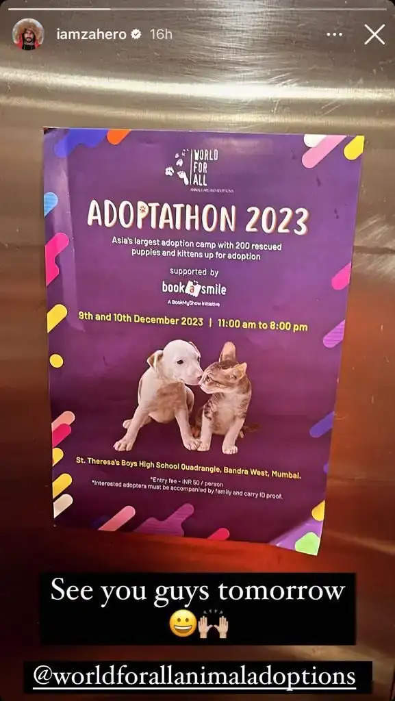 Celebrities unite for Adoptathon 2023 - Asia's largest adoption camp in Mumbai happening on 9th and 10th December 