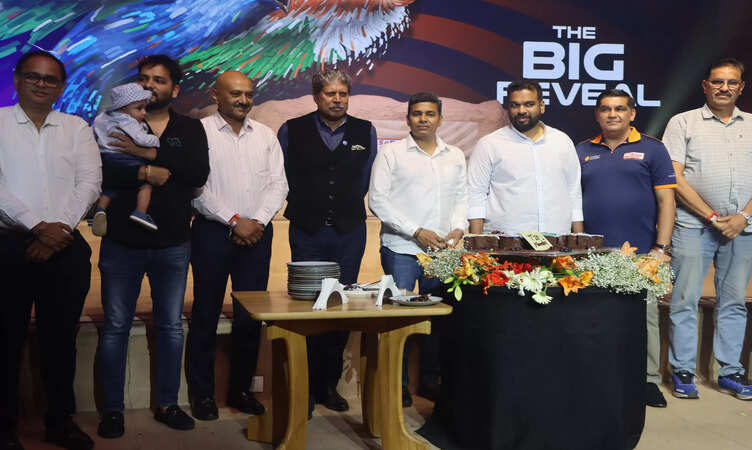 Cricket legend Kapil Dev and Ameet H Gadhoke Launches Jersey of SoBo Mumbai Flcons for T20 Mumbai League 2025