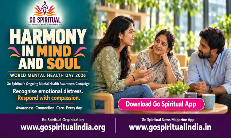 विश्व मानसिक स्वास्थ्य दिवस से पहले&nbsp;Go Spiritual ने मानसिक स्वास्थ्य जागरूकता अभियान को दी नई गति