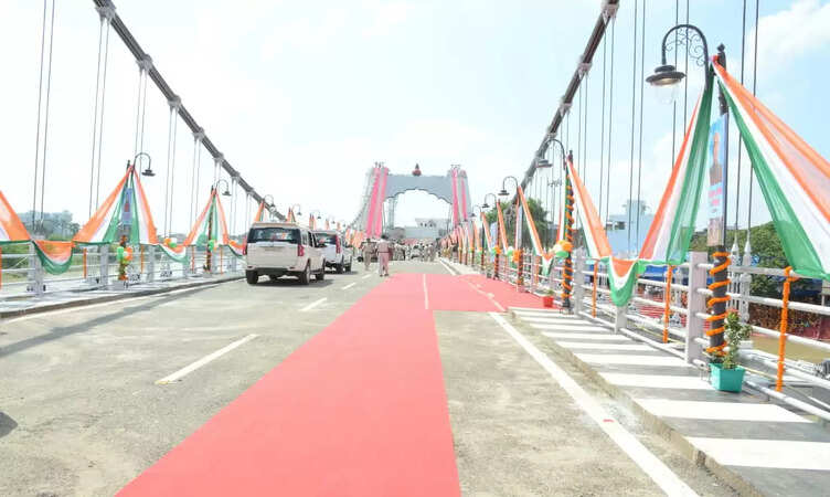 CM नीतीश ने पटना को दी बड़ी&nbsp;सौगात,&nbsp;17 बड़ी परियोजनाओं का किया शिलान्यास और लोकार्पण,&nbsp;बिहार को मिला पहला केबल सस्पेंशन ब्रिज