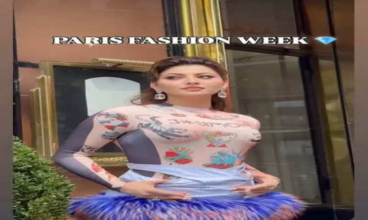 बॉलीवुड एक्ट्रेस उर्वशी रौतेला ने पेरिस फैशन वीक में रचा इतिहास, बनीं ग्लोबल फैशन की नई पहचान