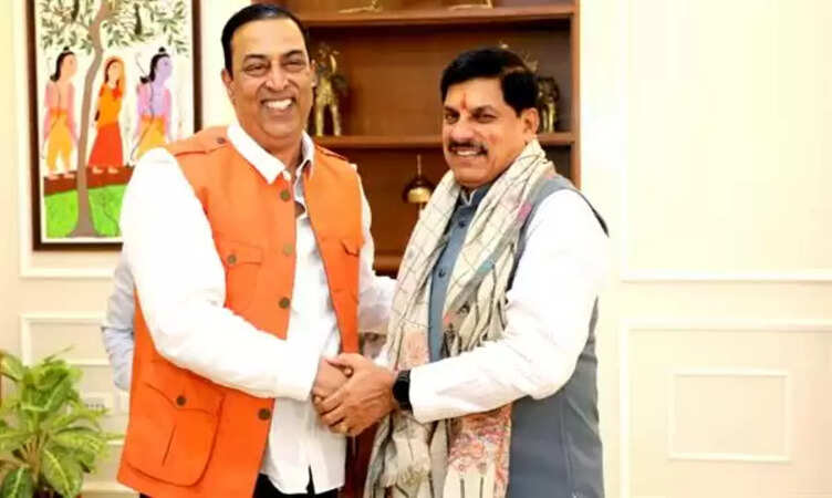 MP News: सीएम&nbsp;मोहन यादव से फिल्म अभिनेता&nbsp;विंदु दारा सिंह ने की सौजन्य भेंट