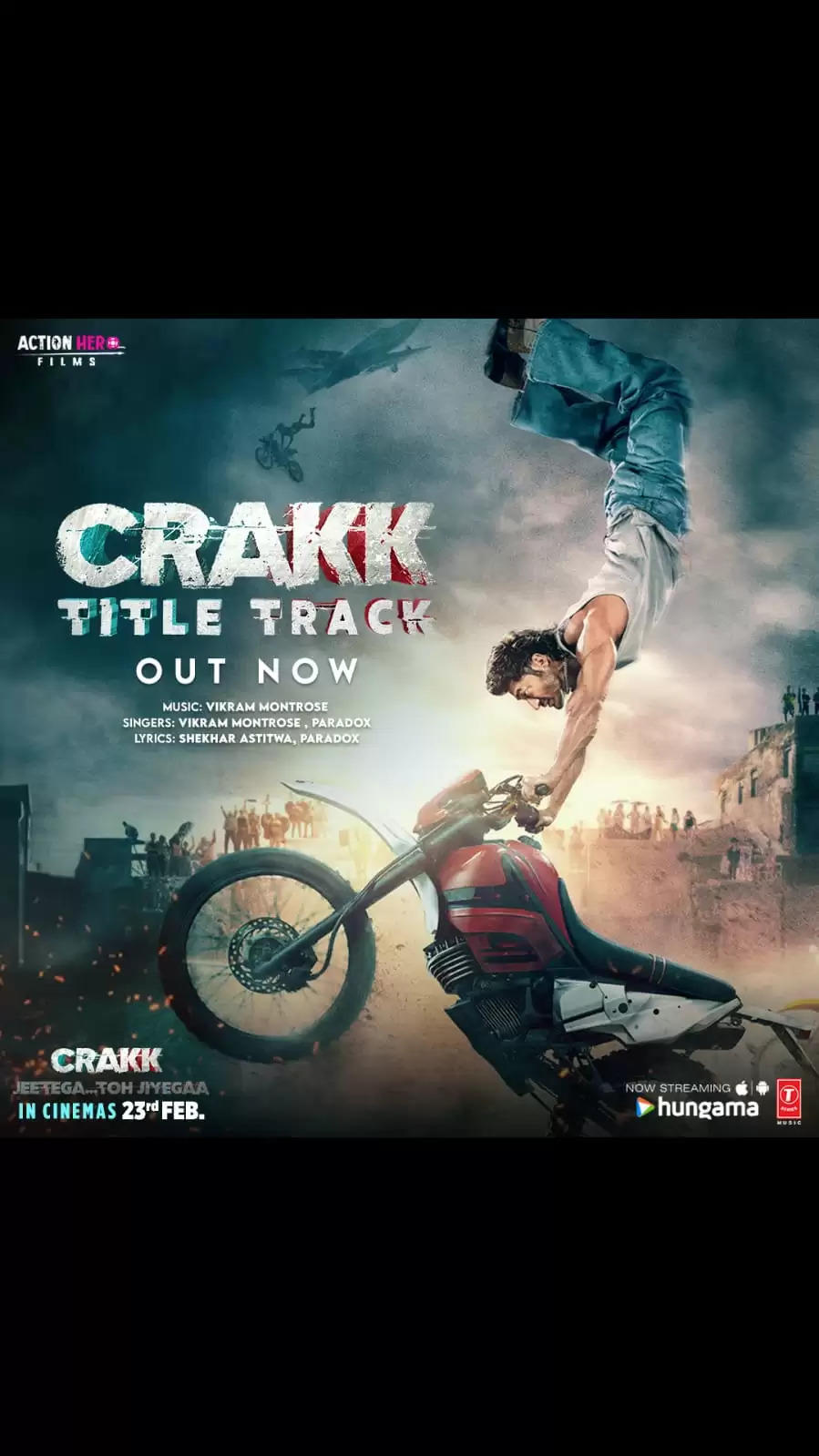 The makers of Crakk-Jeetegaa Toh Jiyegaa Unleash adrenaline fueled Opening Sequence: Vidyut Jammwal Executes Daring Stunts on a Local Train in Title Track – Song Out Now!