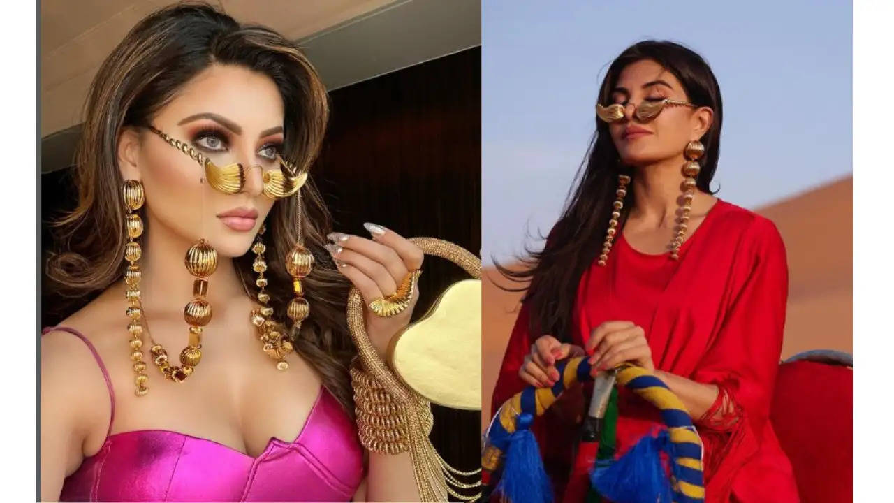 Urvashi Rautela Inspired Jacqueline Fernandes As She Dons The Same Unique Jewelry After Urvashi In A Span Of Week