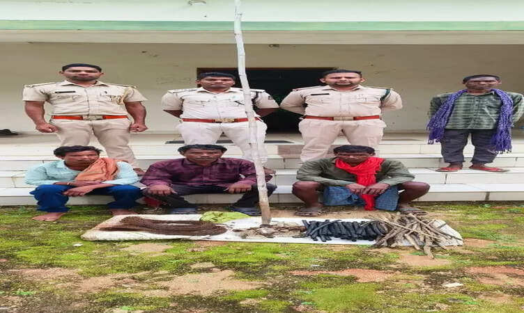 Balodabazar&nbsp;News:&nbsp;वन विभाग की बड़ी कार्रवाई,&nbsp;शिकार के पूर्व 3 शिकारी गिरफ्तार