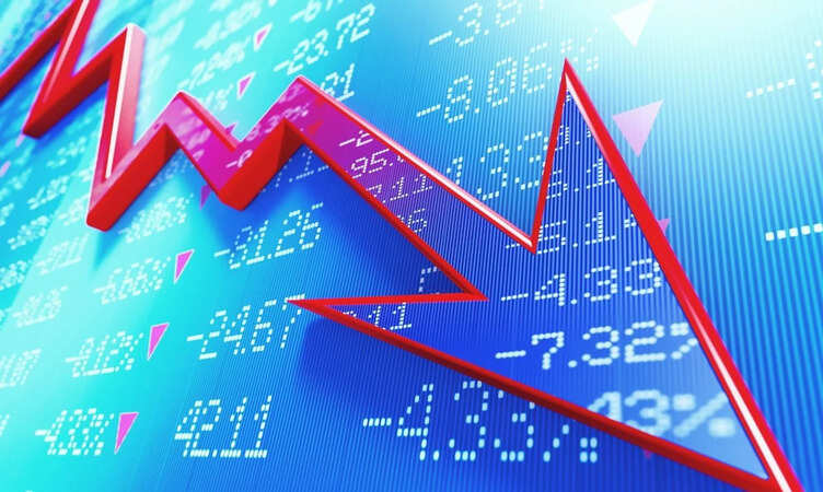 शेयर बाजार में गिरावट, सेंसेक्स 542 अंक लुढ़का, निवेशकों के 1.01 लाख करोड़ रुपये डूबे