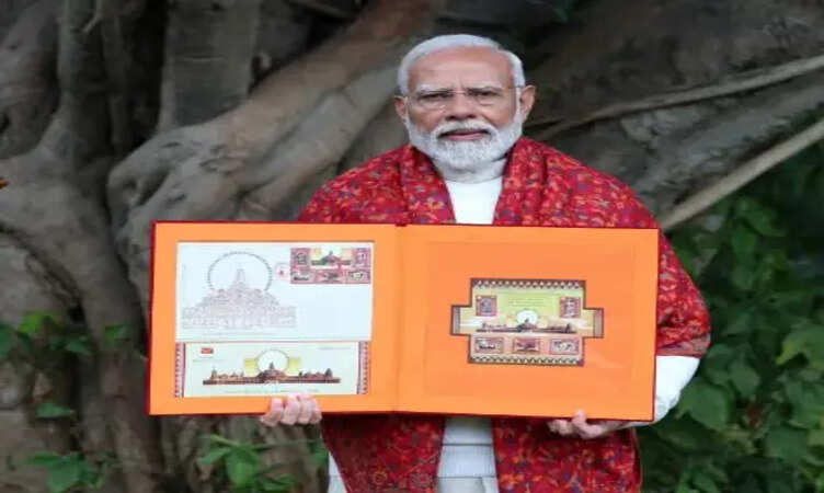 PM नरेन्द्र मोदी&nbsp;ने अयोध्या के राम मंदिर पर&nbsp;विशेष स्मारक डाक टिकट&nbsp;किया जारी&nbsp;&nbsp;&nbsp;